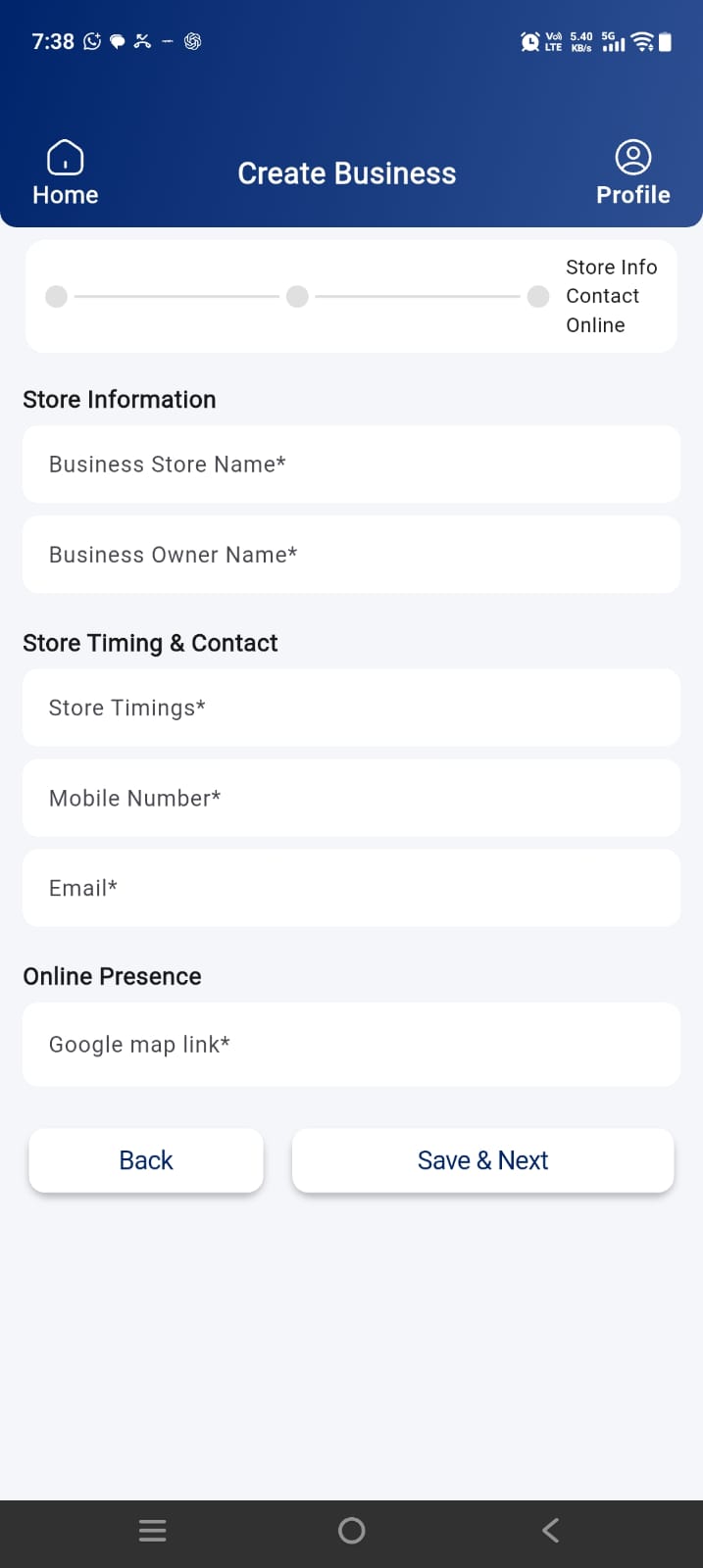 Create your business store on Payzo